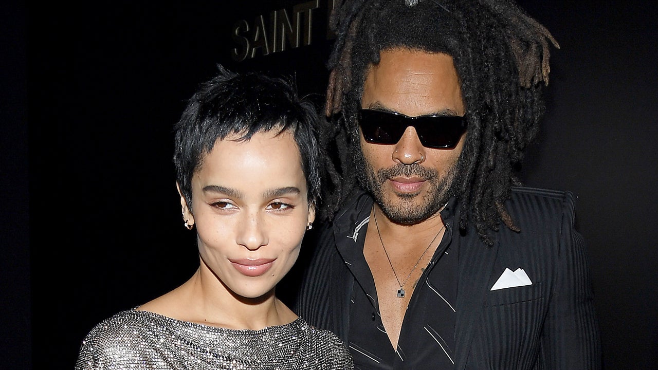 Lenny and Zoe Kravitz