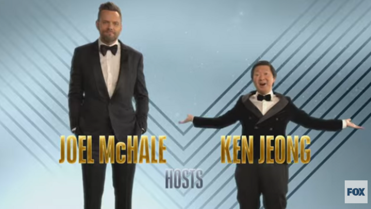 Fox's New Year's Eve Toast & Roast 2022 Ken Jeong and Joel McHale 