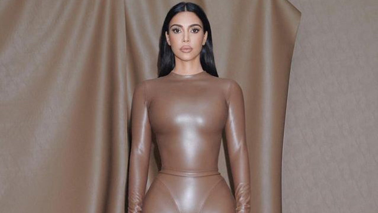 Kim Kardashian SKIMS Faux Leather Collection