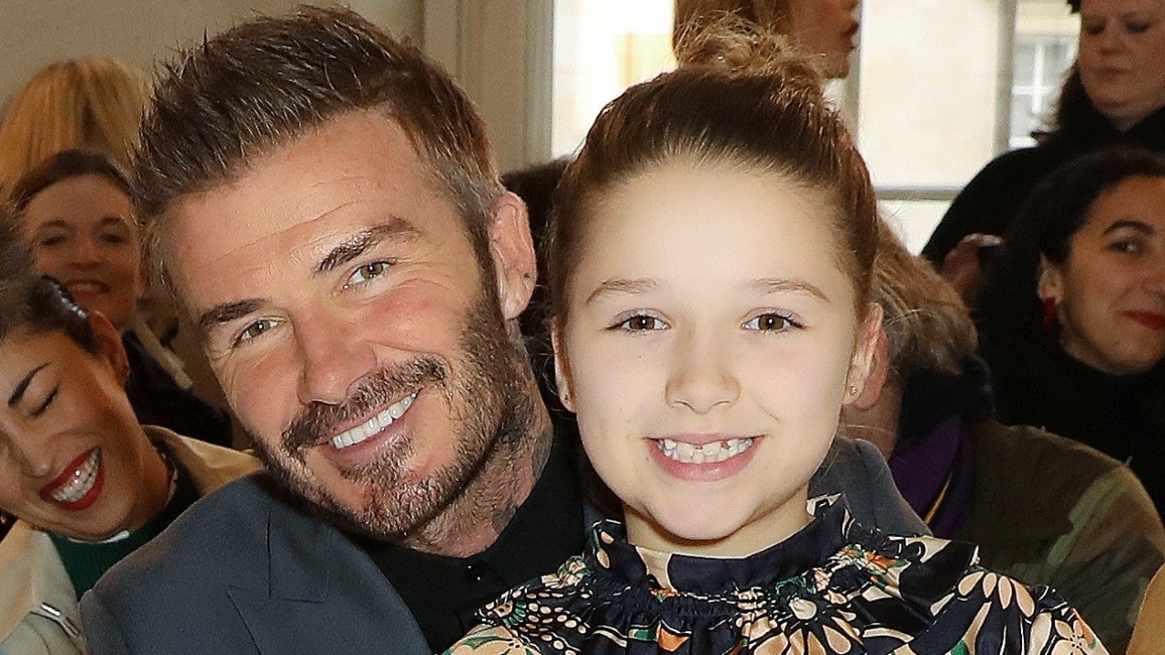 David Beckham Jokes That He's Mad After Daughter Harper Tells Him She ...