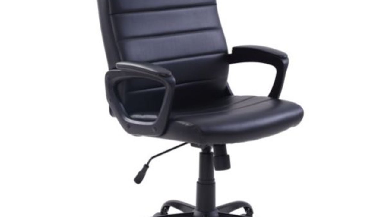 Mainstays Upholstered Low-Back Office Chair, Multiple Colors