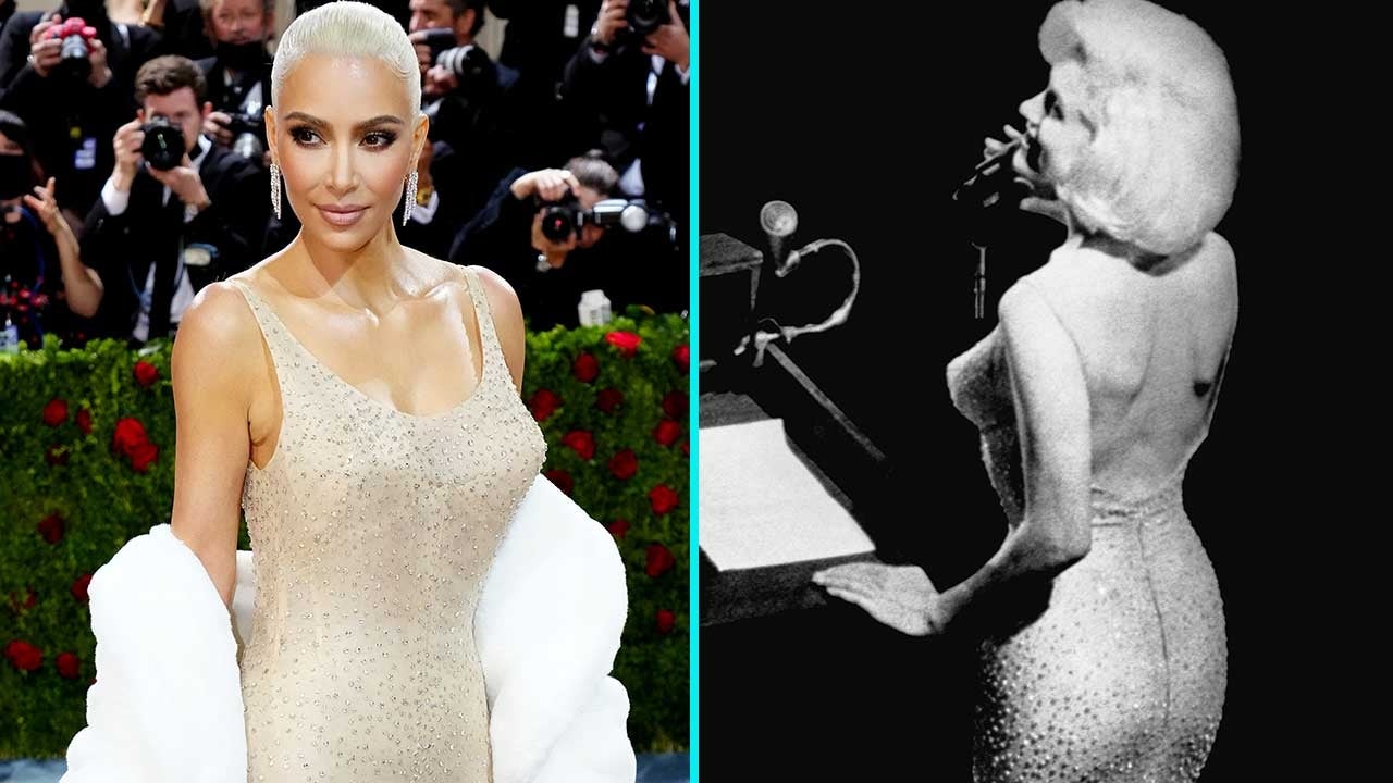 Kim Kardashian Takes Marilyn Monroe's “Happy Birthday, Mr. President” Dress  Out for a Spin