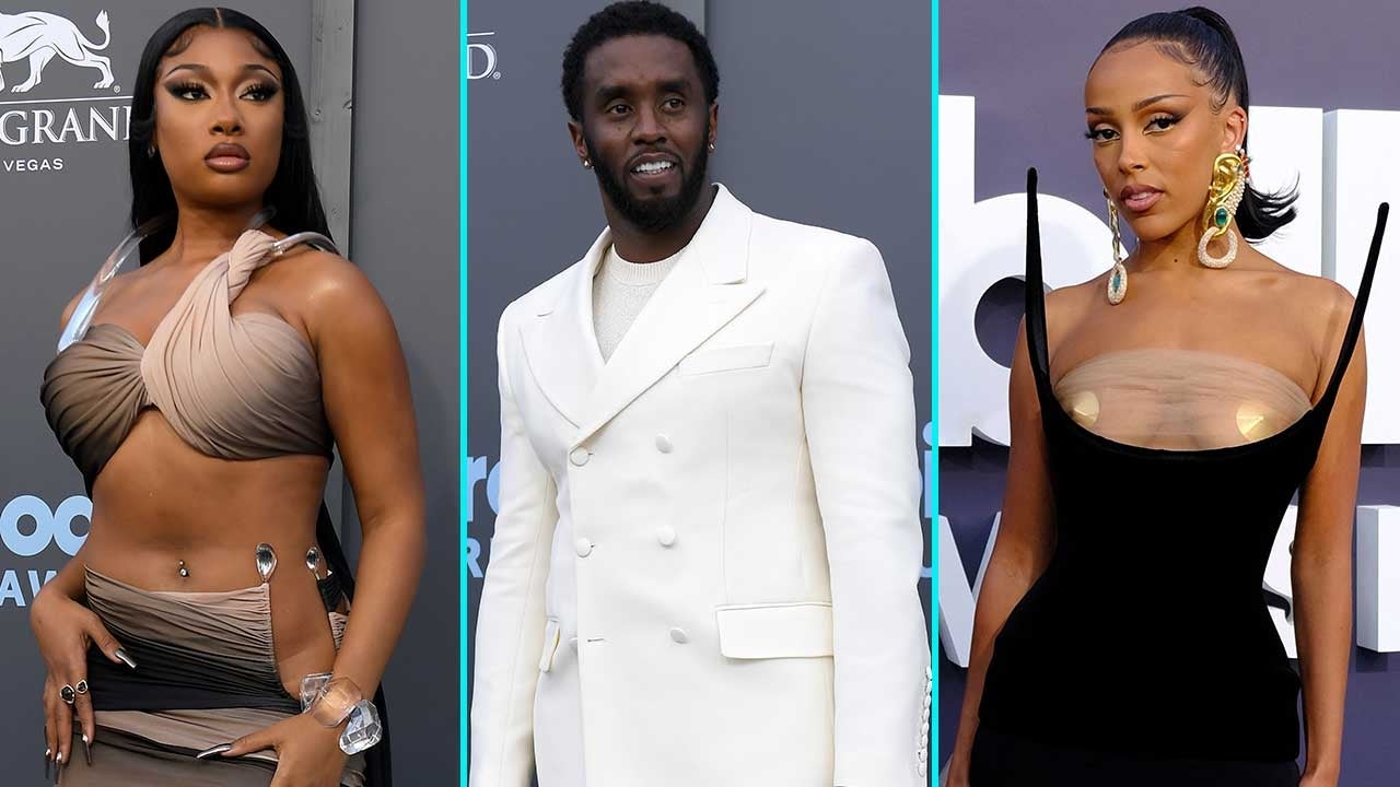 Megan Thee Stallion, Diddy, Doja Cat at 2022 BBMAs