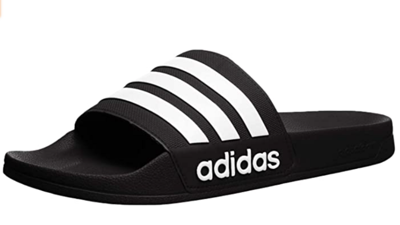 Amazon.com | adidas Adilette Comfort Sandals Men's, Black, Size 10 | Sport  Sandals & Slides