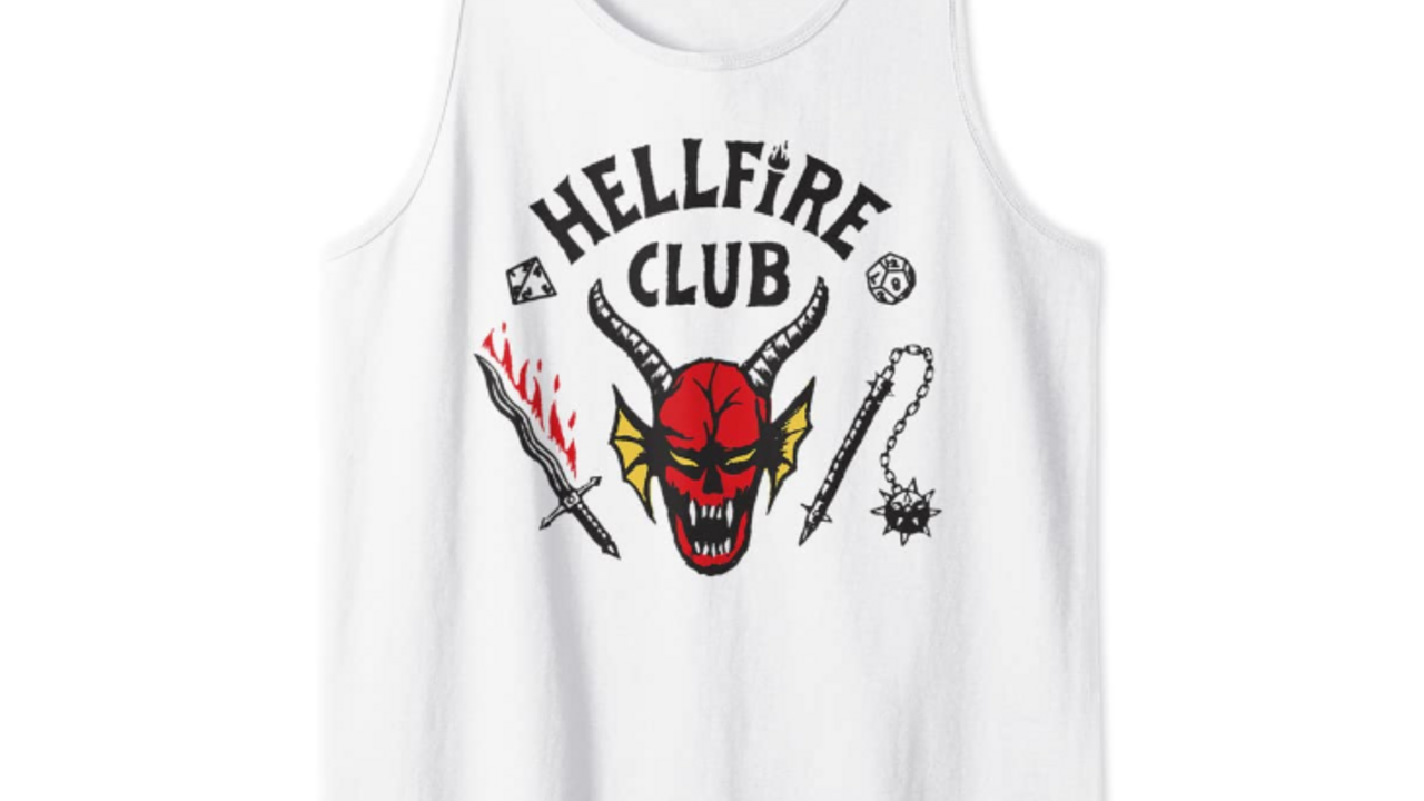 Rulercosplay Stranger Things 4 Hellfire club T-Shirt Cosplay Costume