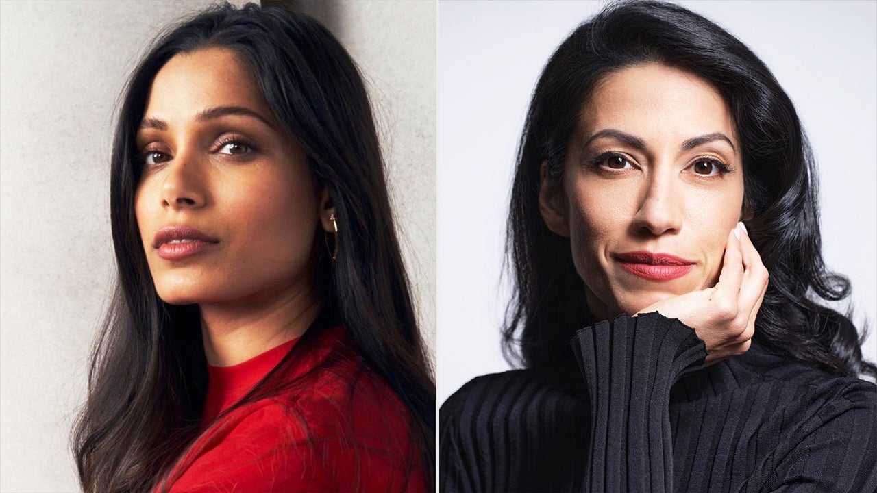 Freida Pinto and Huma Abedin