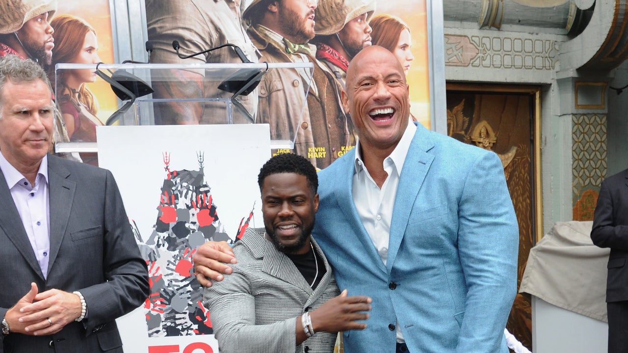 Kevin Hart and Dwayne Johnson Take the Tortilla Slap Challenge -- and ...