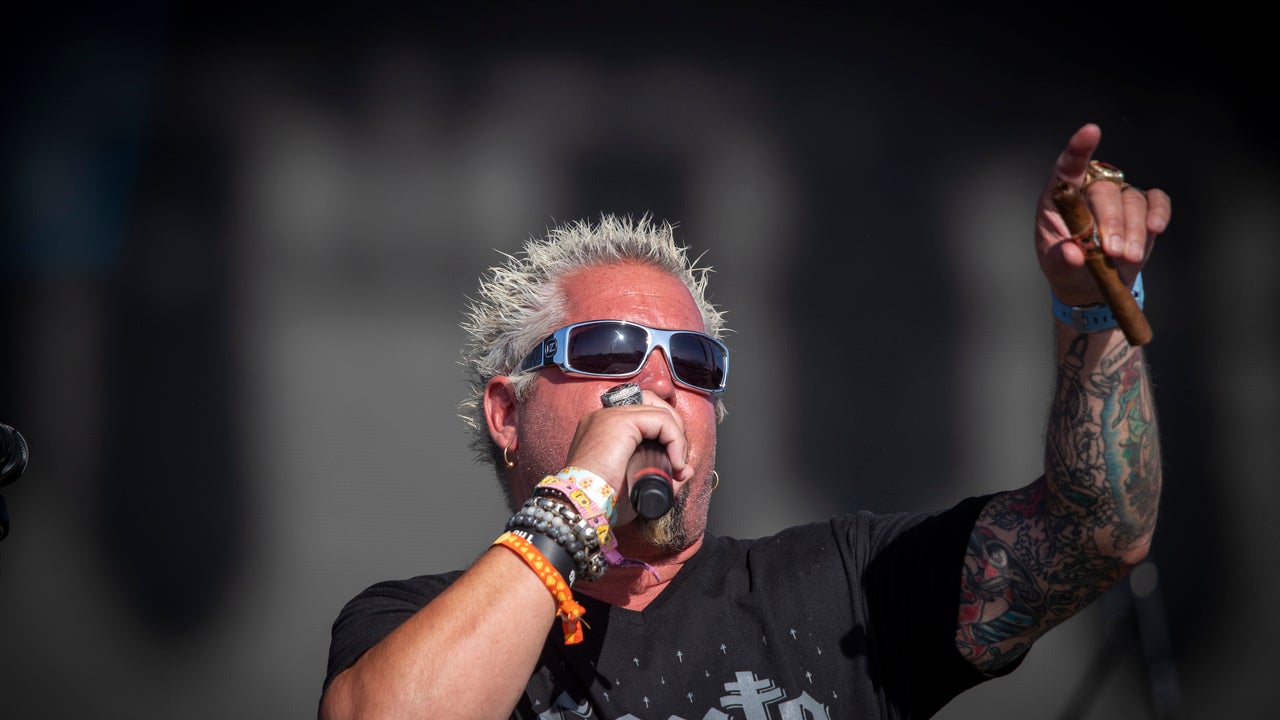 Guy Fieri at Stagecoach Smokehouse