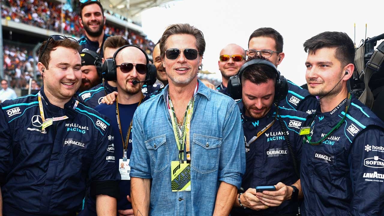 Brad Pitt Attends F1 Grand Prix in Austin Ahead of Role in Formula 1 Film Entertainment Tonight