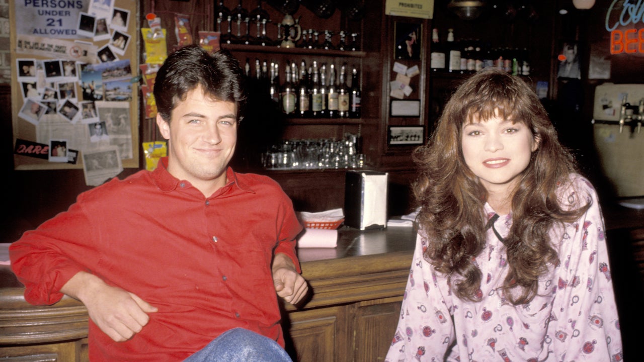 Valerie Bertinelli Seemingly Reacts to Matthew Perrys Claim They Made Out While She Was Still Married Entertainment Tonight pic
