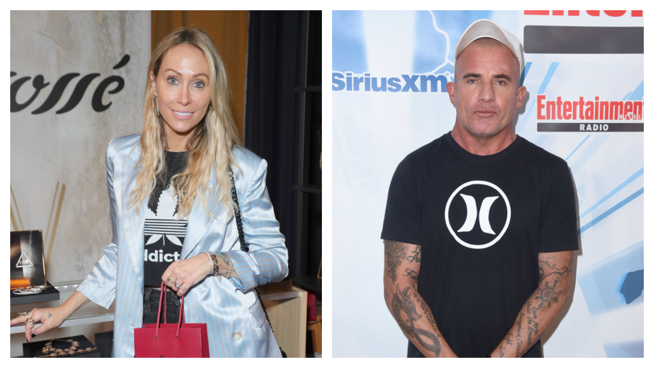 Tish Cyrus and Dominic Purcell