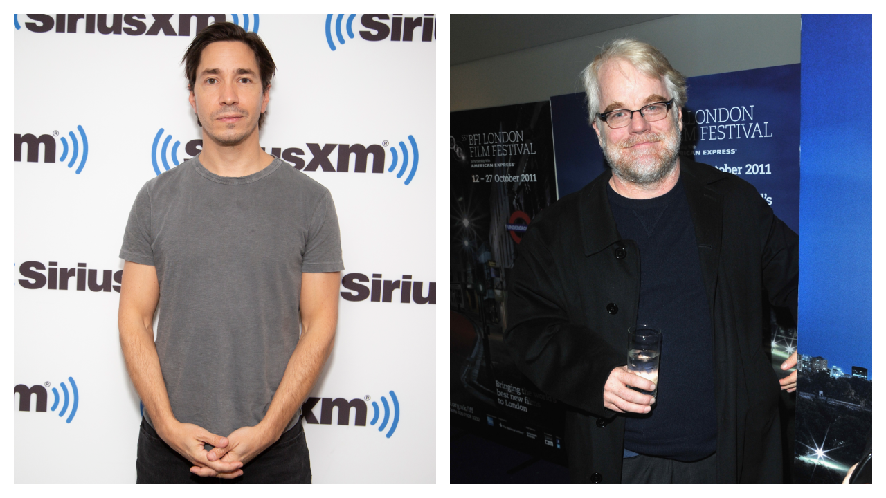 Justin Long and Philip Seymour Hoffman