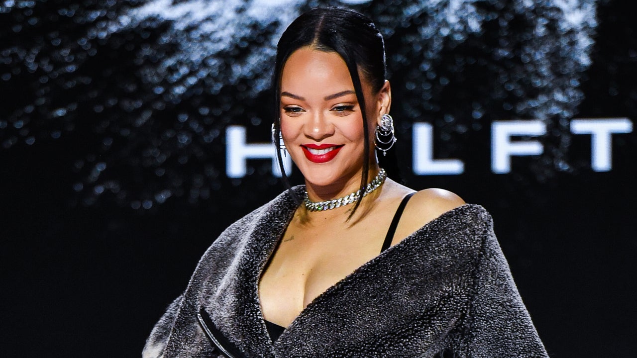Pregnant Rihanna Glows in Emotional 'Lift Me Up' Performance as A