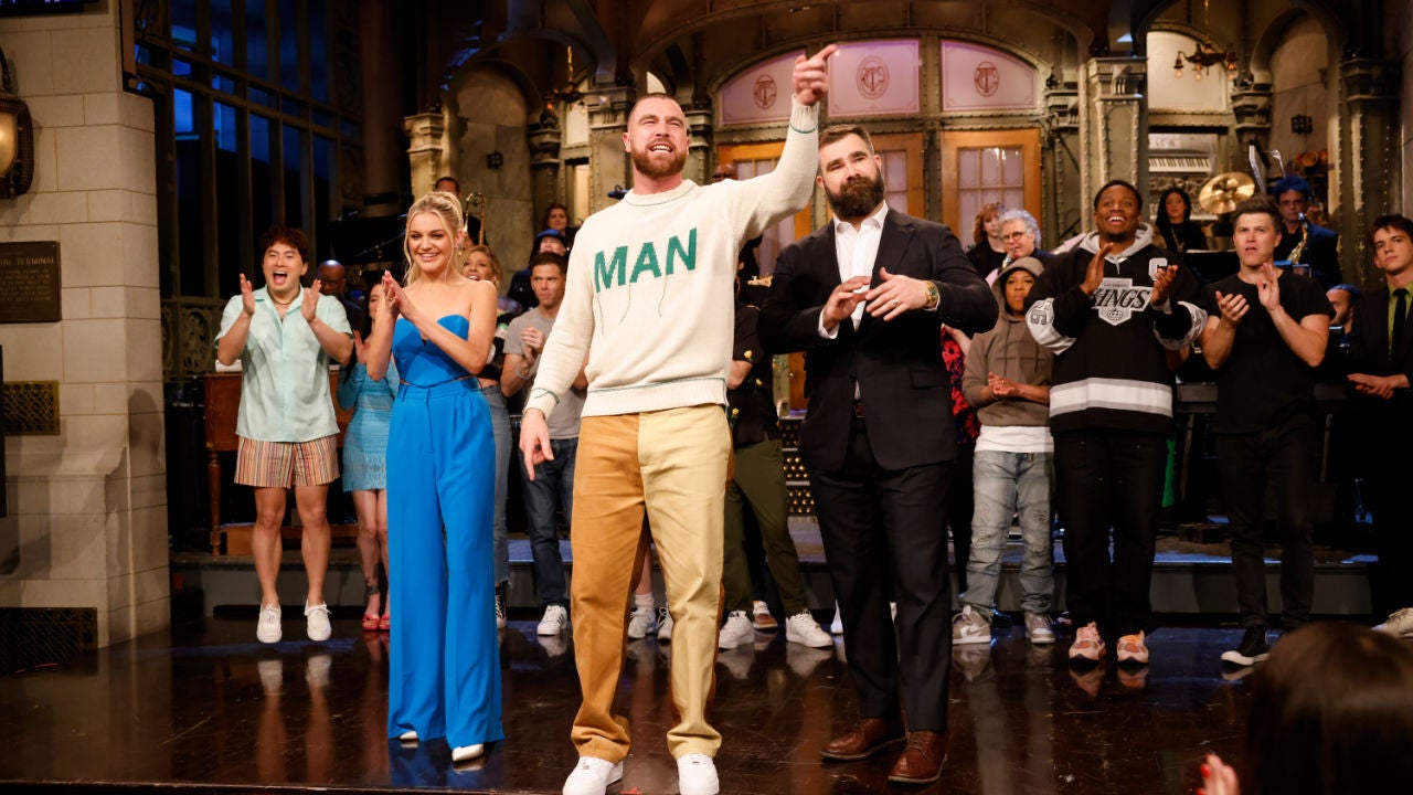 Watch Jason Kelce's Wife Hilariously Roast Him and More Sweet