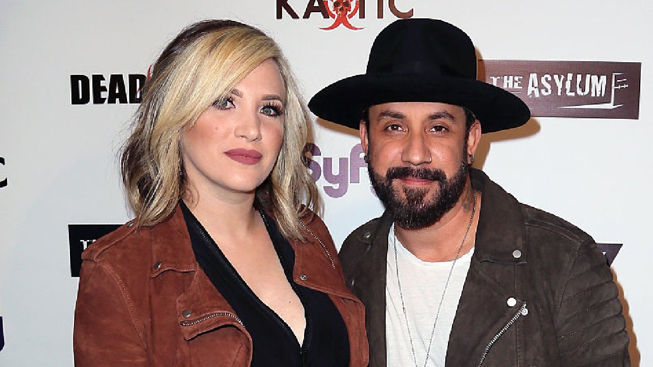 AJ McLean and wife Rochelle