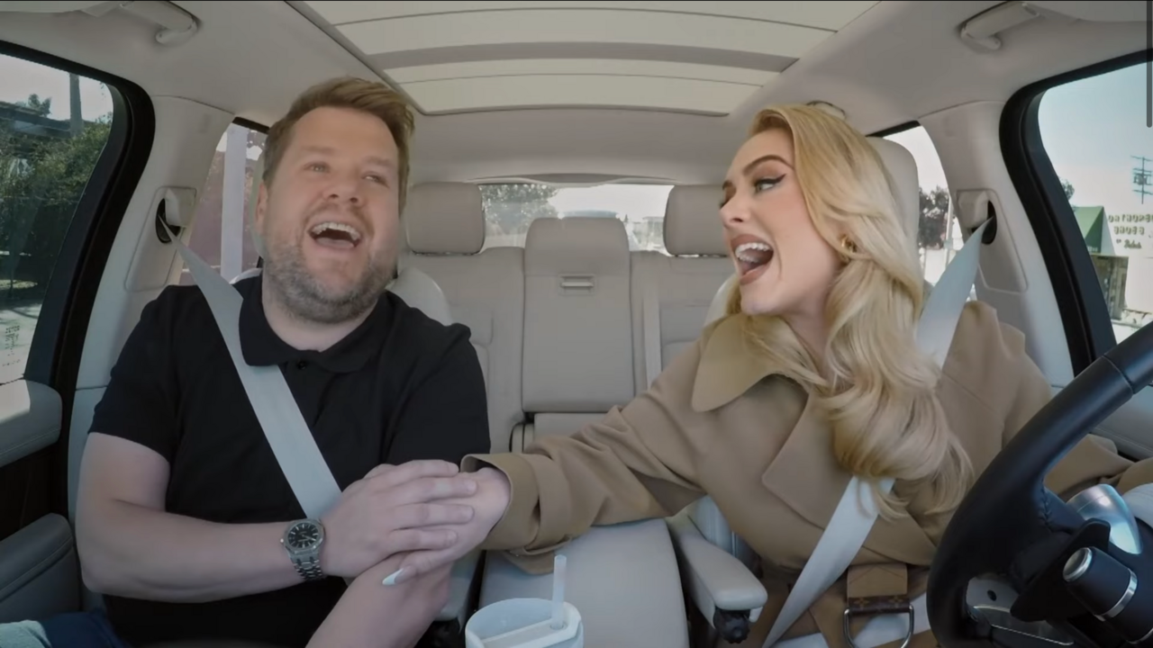 Watch Adele Surprise James Corden and Take the Wheel for Emotional ...