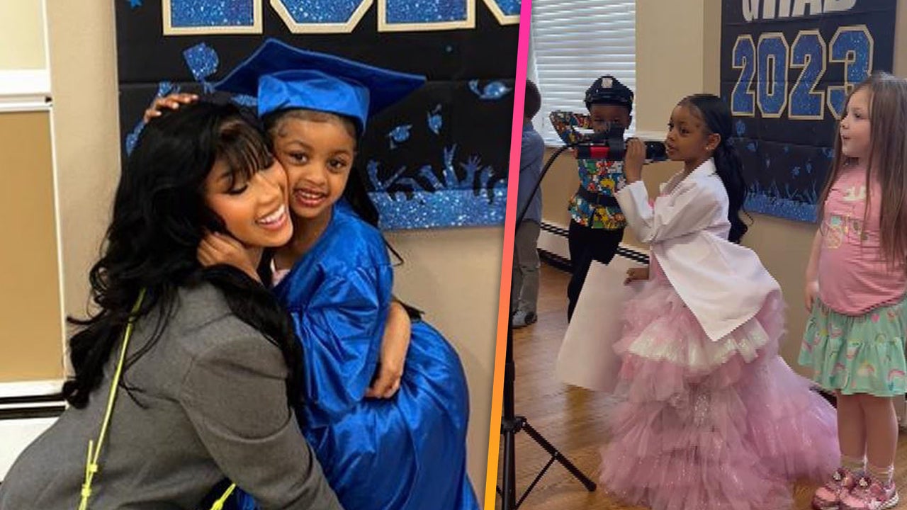 Cardi B Is an 'Emotional Proud Mommy' After Daughter Kulture's Graduation | Entertainment Tonight