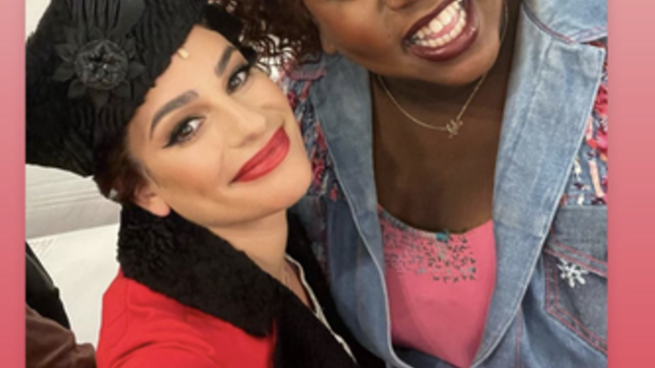 Alex Newell Reacts to Glee Reunion With Lea Michele at the 2023