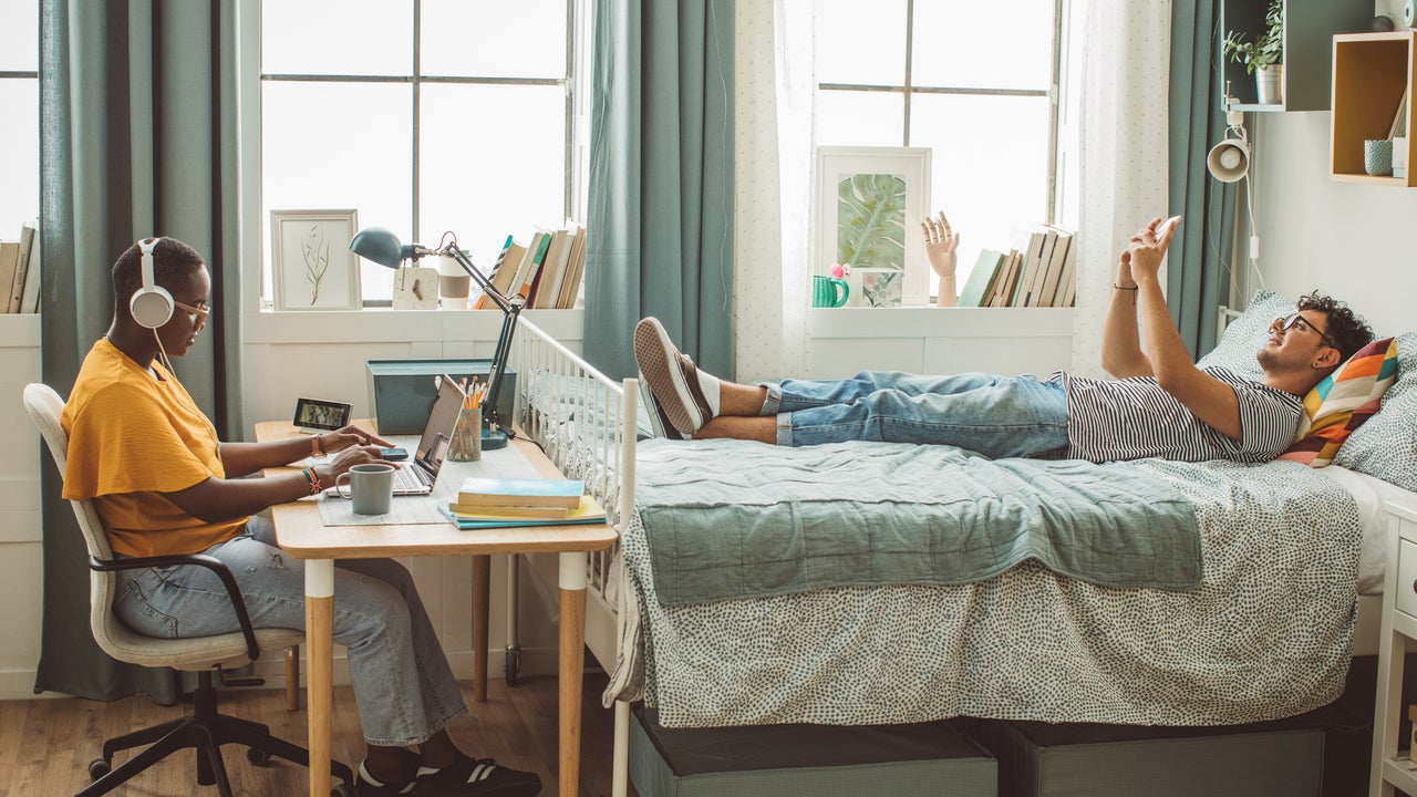 college dorm room