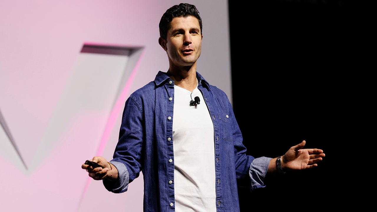 Ben Nemtin speaks onstage during the Mighty Dream Forum Hosted By Pharrell Williams 2022 on November 03, 2022 in Norfolk, Virginia