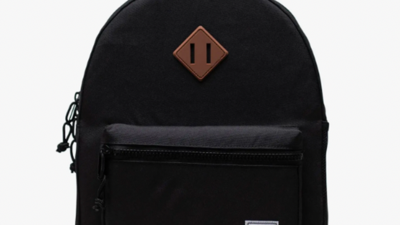 Herschel Heritage Sleeve for 12 inch MacBook, Black/Tan Synthetic Leather