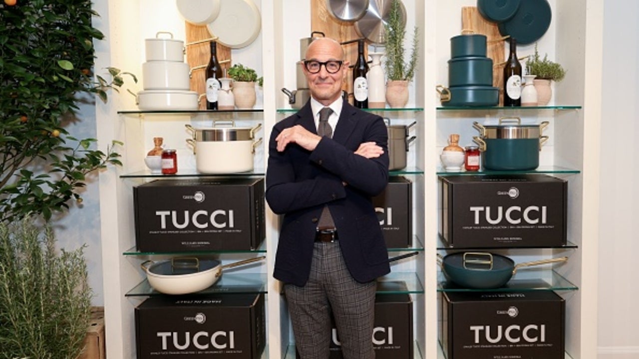 A view of Stanley Tucci Cookware on display during the Stanley