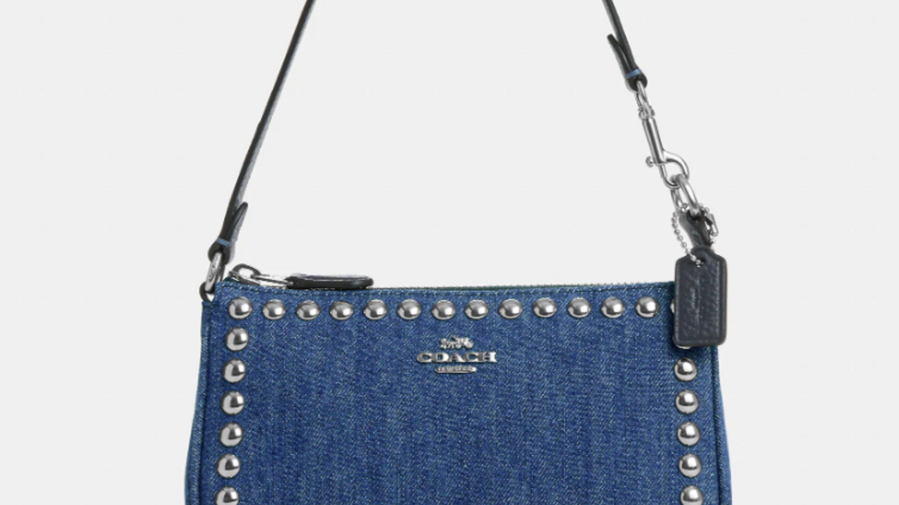 Coach Nolita Wristlet with Prairie Rivets