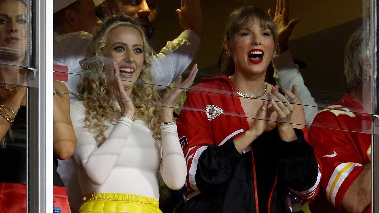 Taylor Swift And Brittany Mahomes Share A Celebratory Hug At Travis ...