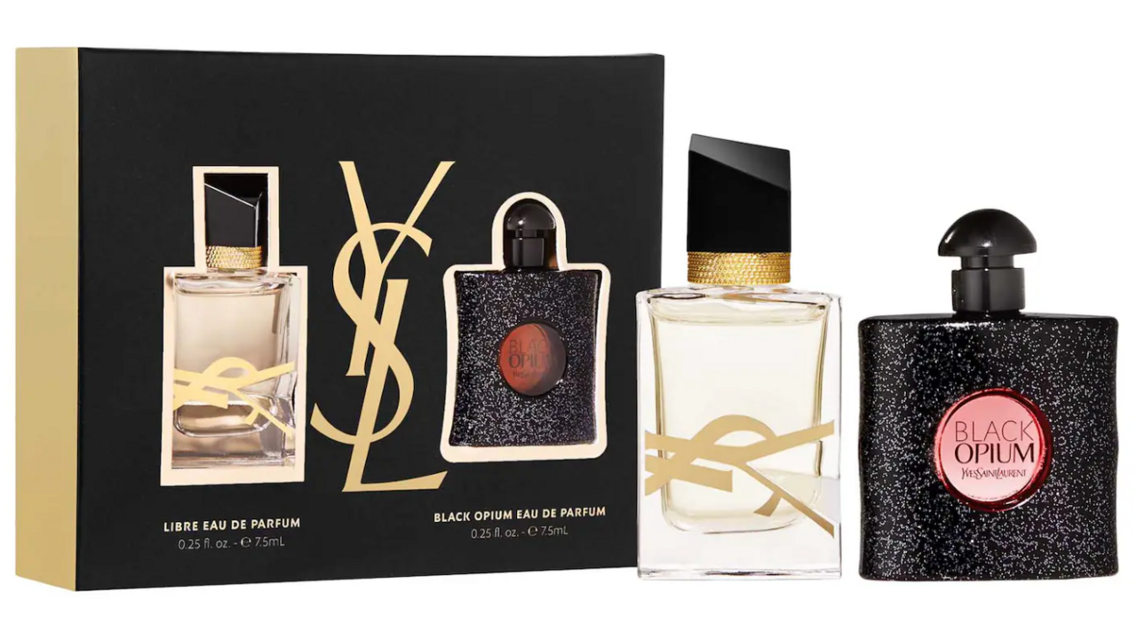  Yves Saint Laurent YSL Perfume Miniatures Travel Set for Women  Libre EDT 0.25 Oz + Libre EDP 0.25 Oz + Libre EDP 0.25 Oz + Libre Eau De  Parfum Intense