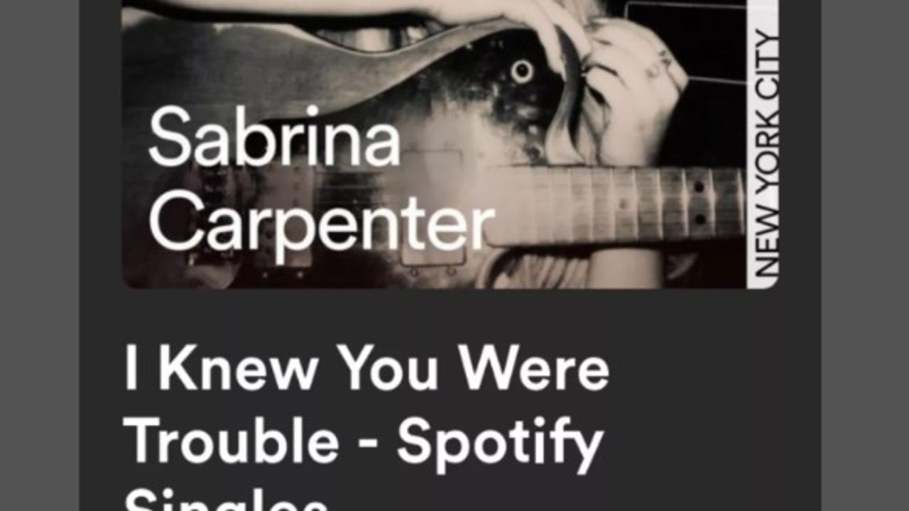 Taylor Swift hails Sabrina Carpenter 'I Knew You Were Trouble' cover