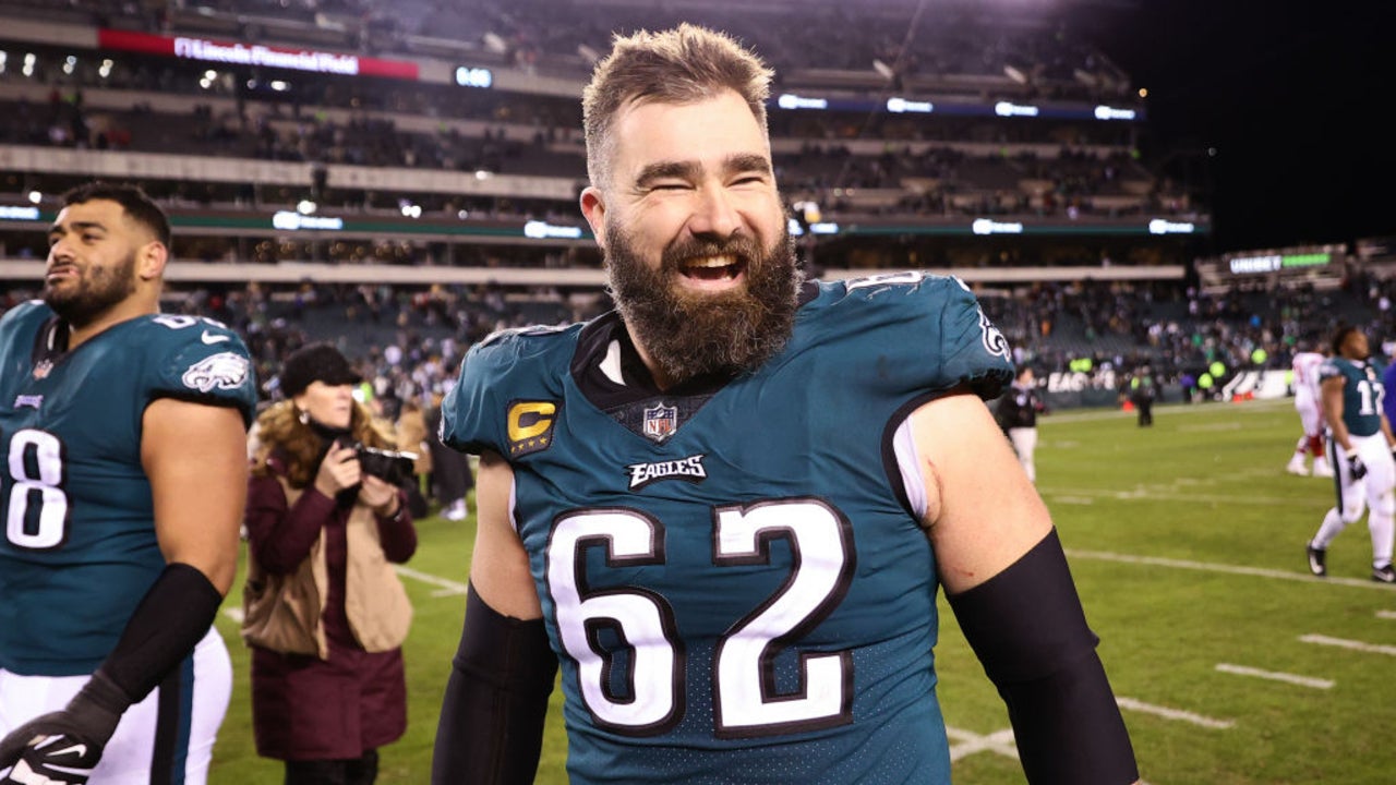 Jason Kelce Got His 'First-Ever' Louis Vuitton Bag from Eagles