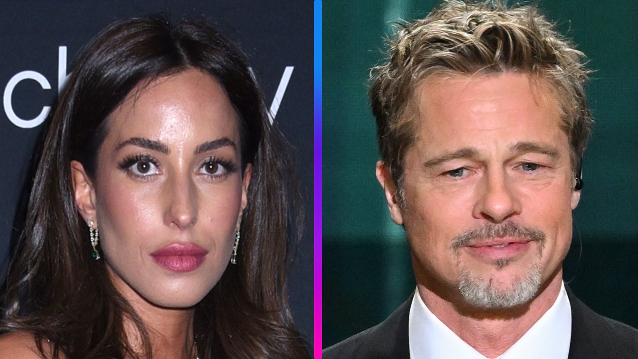 Ines de Ramon and Brad Pitt 