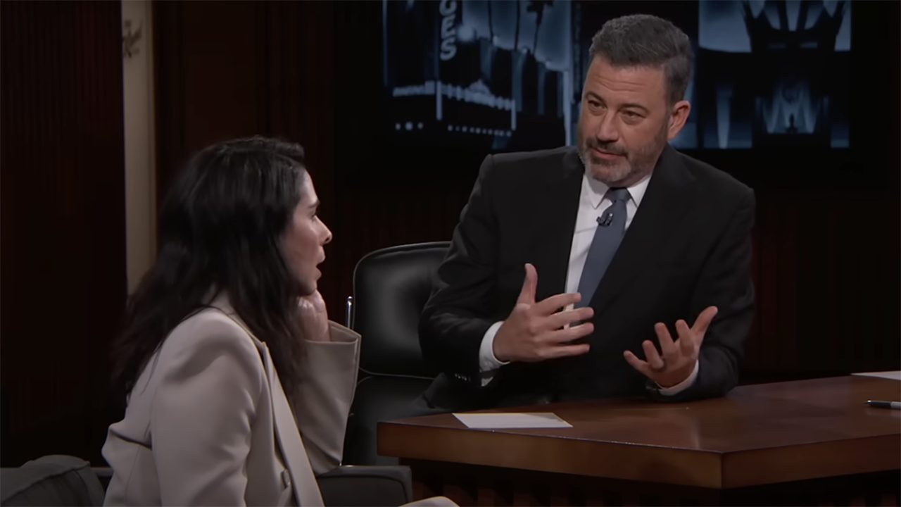 Sarah Silverman and Jimmy Kimmel