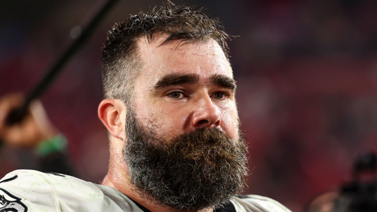 Jason Kelce Breaks Down In Tears While Announcing Retirement From NFL ...