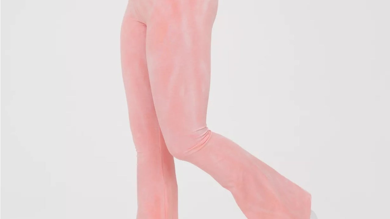 Yelete Pink Flared Legging/ Pants  Leggings are not pants, Legging,  Clothes design