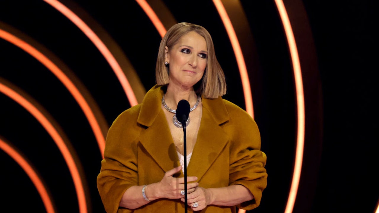 Image for article Watch Celine Dion Sing Backstage at 2024 GRAMMYs Amid Stiff Person Syndrome Battle  Entertainment Tonight