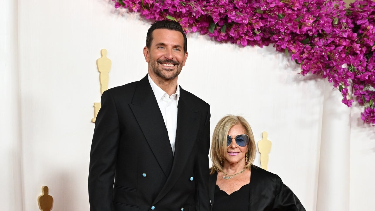 Bradley Cooper Hits The 2024 Oscars Red Carpet With His Mom Gloria   GettyImages 2066793103 