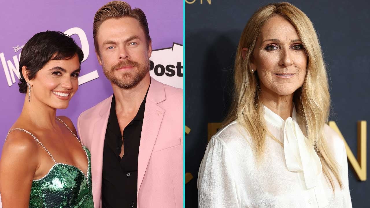 Derek Hough Says Celine Dion Doc Recalled Memories of Wife’s Seizure