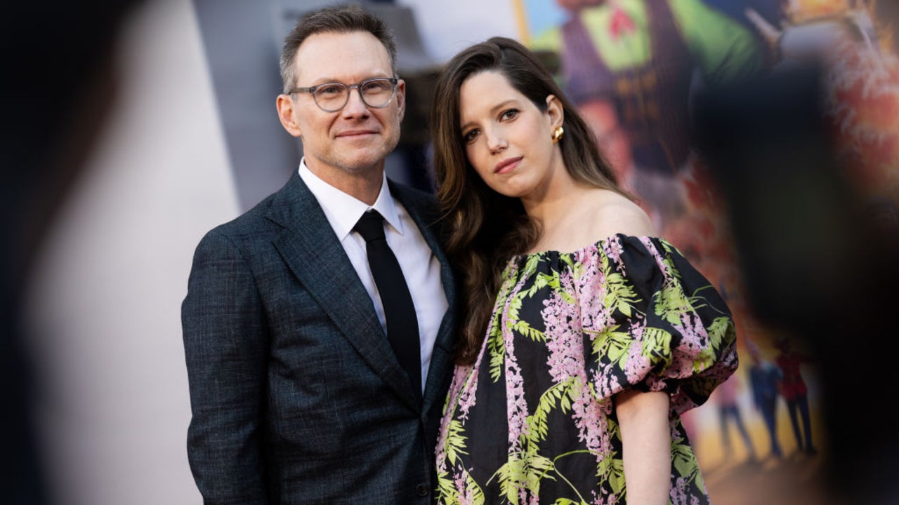 Christian Slater and Brittany Lopez attend the Los Angeles Premiere of Netflix's "UNFROSTED" at The Egyptian Theatre Hollywood on April 30, 2024 in Los Angeles, California