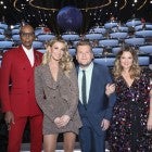 REW BARRYMORE,  RUPAUL CHARLES, JAMES CORDEN AND FAITH HILL