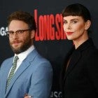 Charlize Theron and Seth Rogen at the 'Long Shot' premiere in New York on April 30