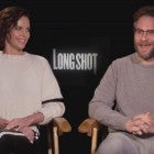 'Long Shot' Stars Seth Rogen and Charlize Theron Talk Filming Sexy Scene (Exclusive)