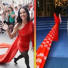 Katy Perry's 100-Yard Train Dress for Paris Fashion Week