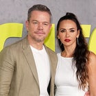 Matt Damon and Luciana Barroso