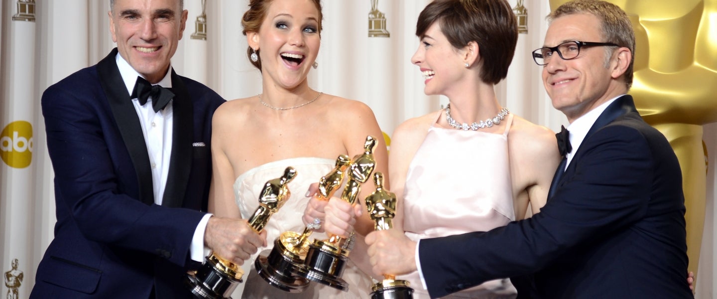 J.Law's 5 Best Oscar Press Room Pics