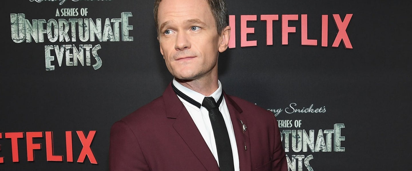 Neil Patrick Harris at a series of unforunate events season 2 premiere