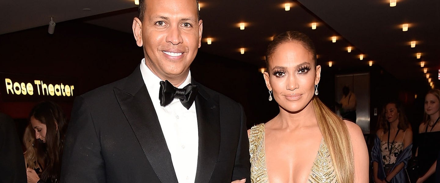 Alex Rodriguez and Jennifer Lopez at Time 100 Gala