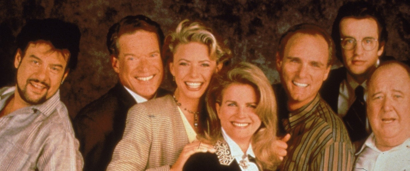 Cast Of Murphy Brown Then And Now Entertainment Tonight   Murphy Brown Castgettyimages 3058413 