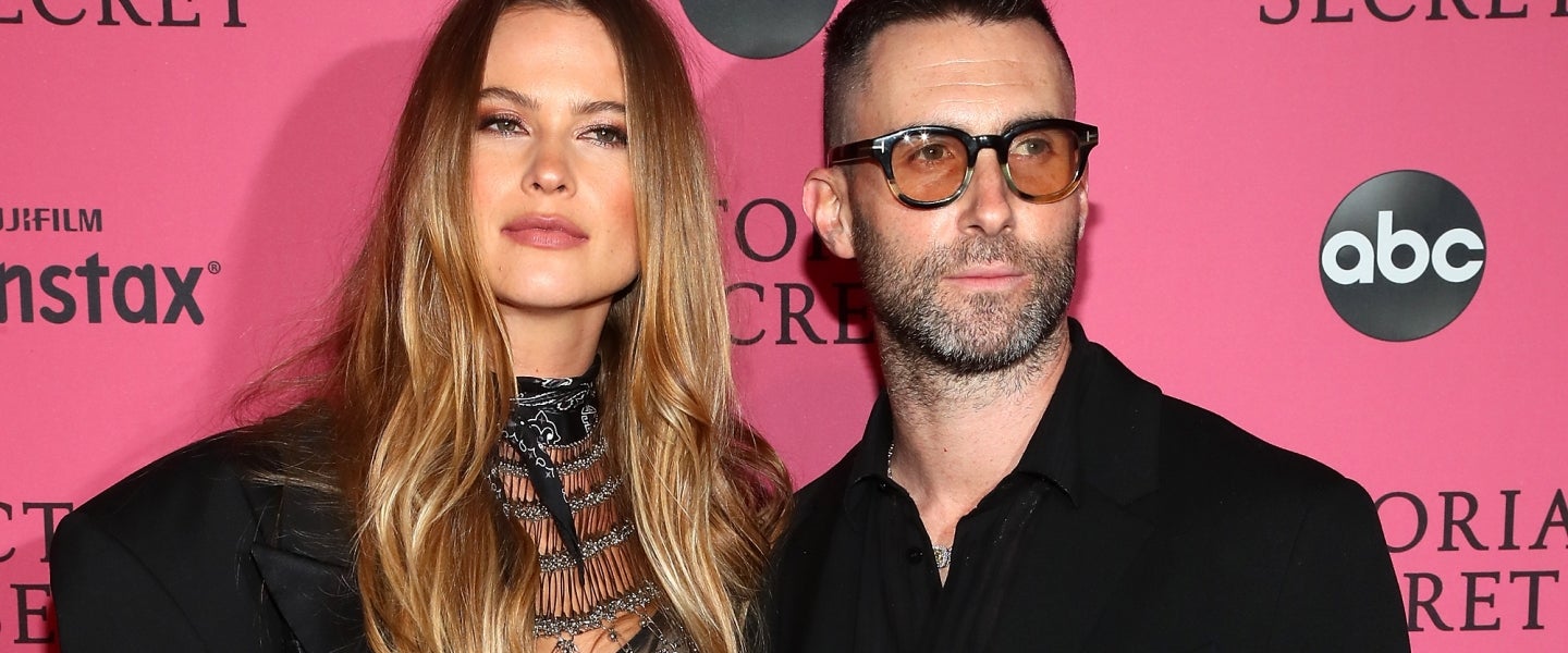 Behati Prinsloo and Adam Levine at Victoria's Secret After Party