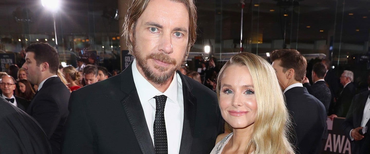 Dax Shepard and Kristen Bell at 2019 golden globes